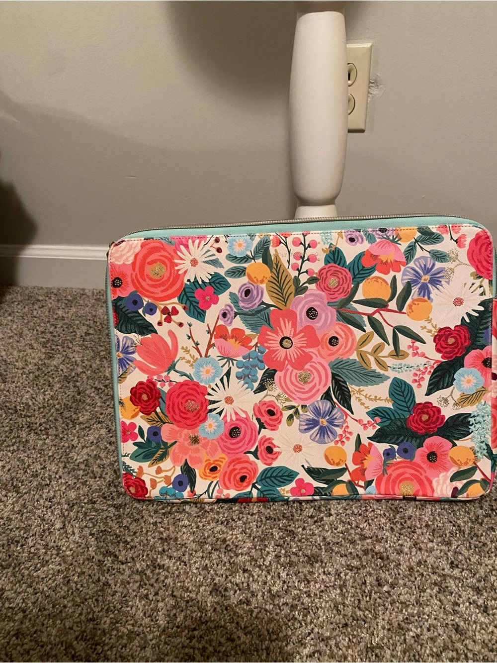 Floral Laptop Sleeve - Colorful Bloom Print by Rifle Paper Co